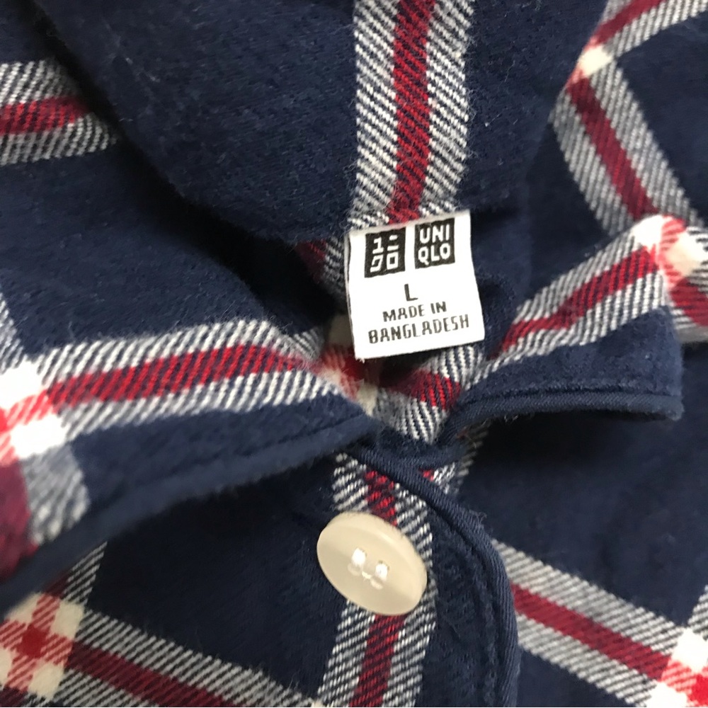 Uniqlo size L flannel